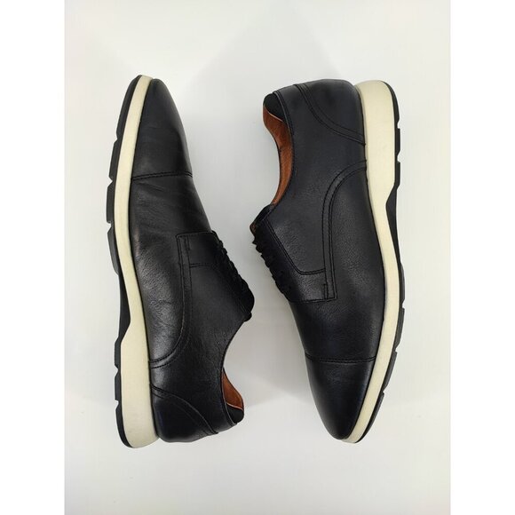 Florsheim Men\'s Transit Black Cap Toe Leather Oxfords Size 12W US main image 7